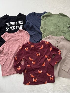 6pc Boys 3T long sleeve